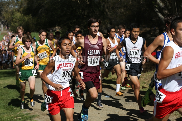 2013SIXCHS-064.JPG - 2013 Stanford Cross Country Invitational, September 28, Stanford Golf Course, Stanford, California.